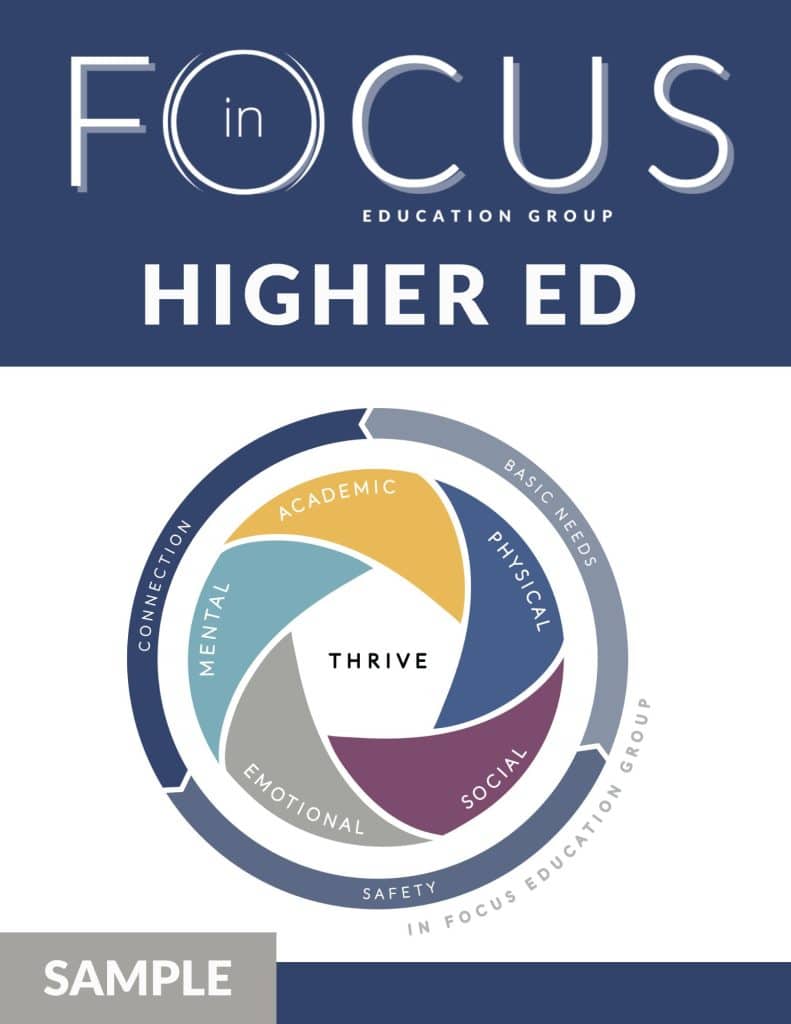 My Dashboard - In Focus Education Group